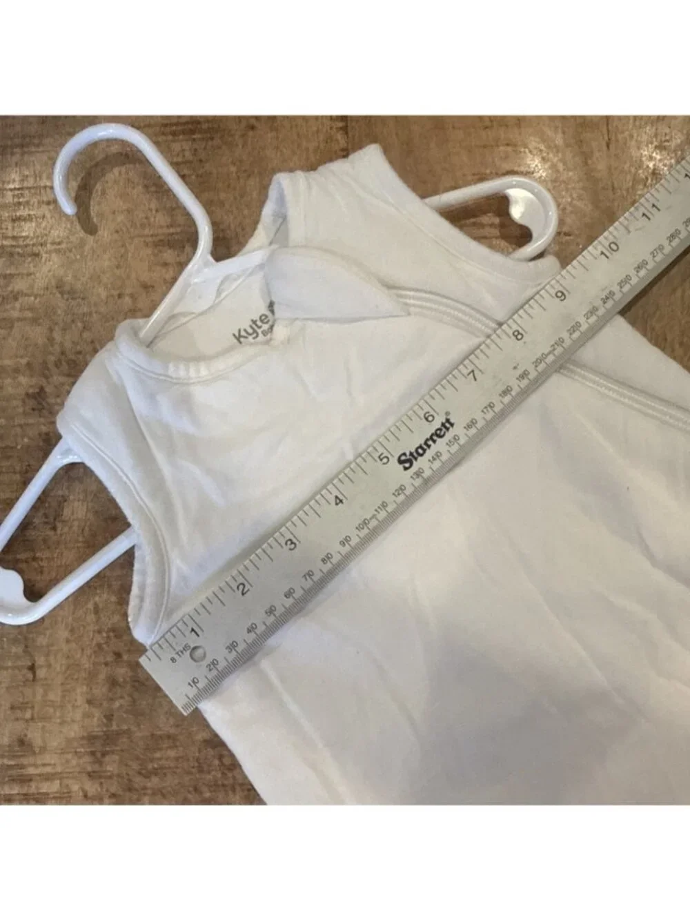 Kyte Baby Sleep Bag 1.0 TOG Size XS Bamboo Rayon Sleep Sack White